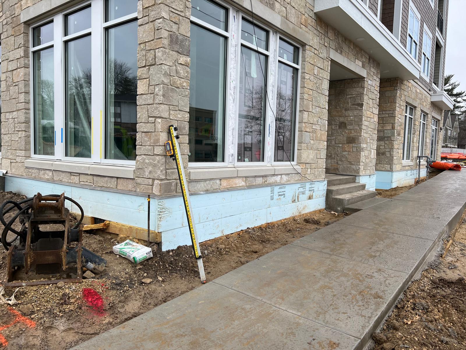 Madison Stone Company installation detail